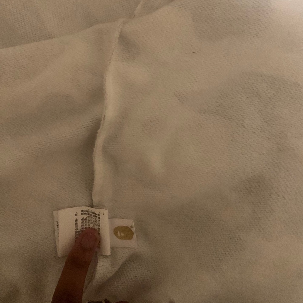 COPY - White bape hoodie size M - Picture 7 of 7